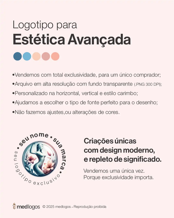 Logotipo para fisioterapia dermatofuncional