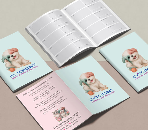 caderneta de controle de cãaes atópicos