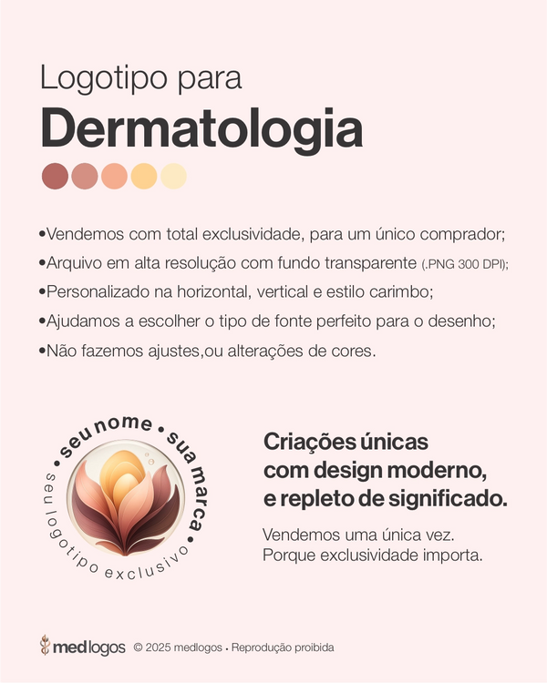 Logotipo para dermatologia
