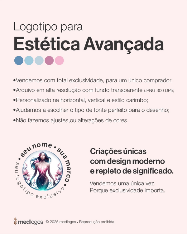 Logotipo para estética avançada