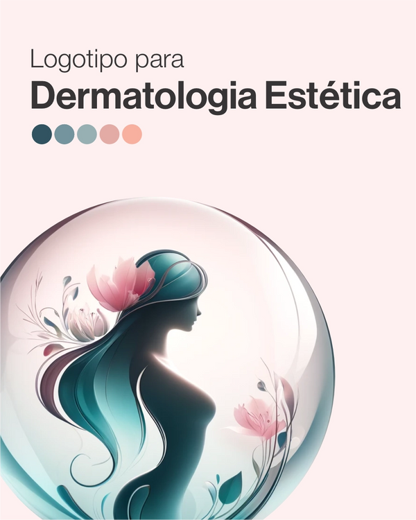 Logotipo para dermatologia estética