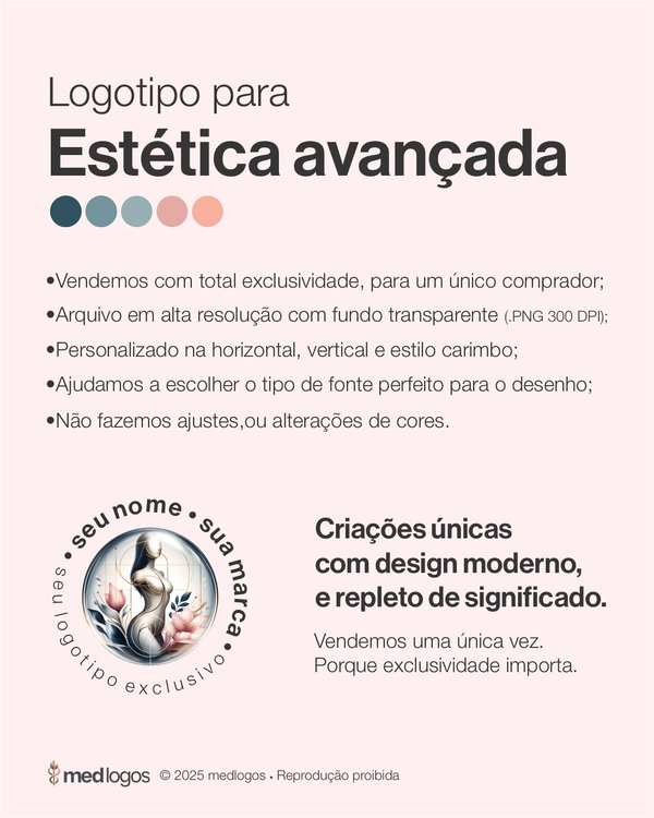 Logotipo para estética avançada
