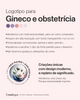 Logotipo para ginecologia e obstetrícia