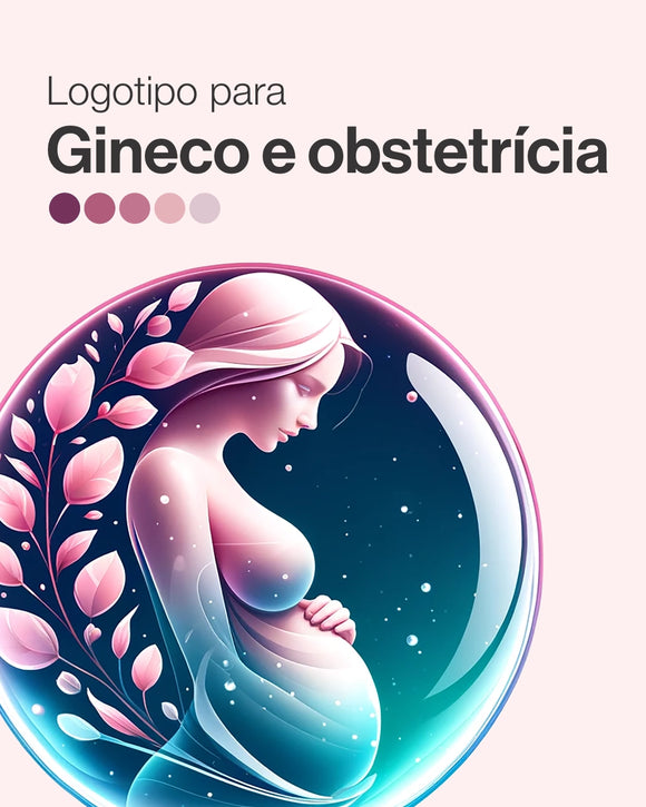 Logotipo para ginecologia e obstetrícia