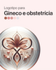 Logotipo para ginecologia e obstetrícia