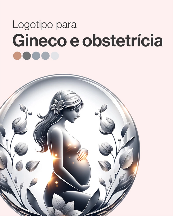 Logotipo para ginecologia e obstetrícia