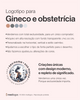 Logotipo para ginecologia e obstetrícia