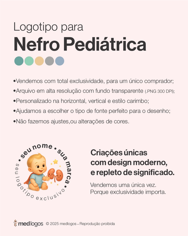 Logotipo para nefrologia pediátrica