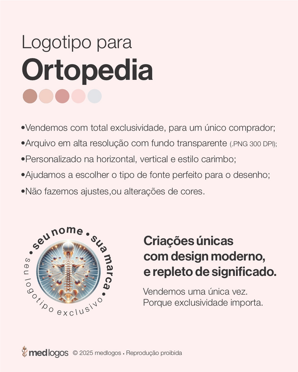 Logotipo para ortopedia