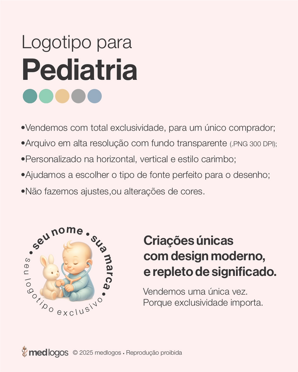 Logotipo para pediatria