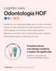 Logotipo para odontologia e harmonização HOF