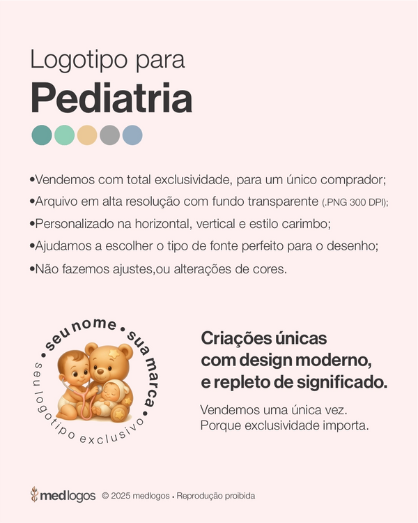 Logotipo para pediatria