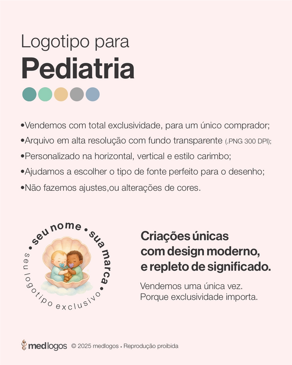 Logotipo para pediatria