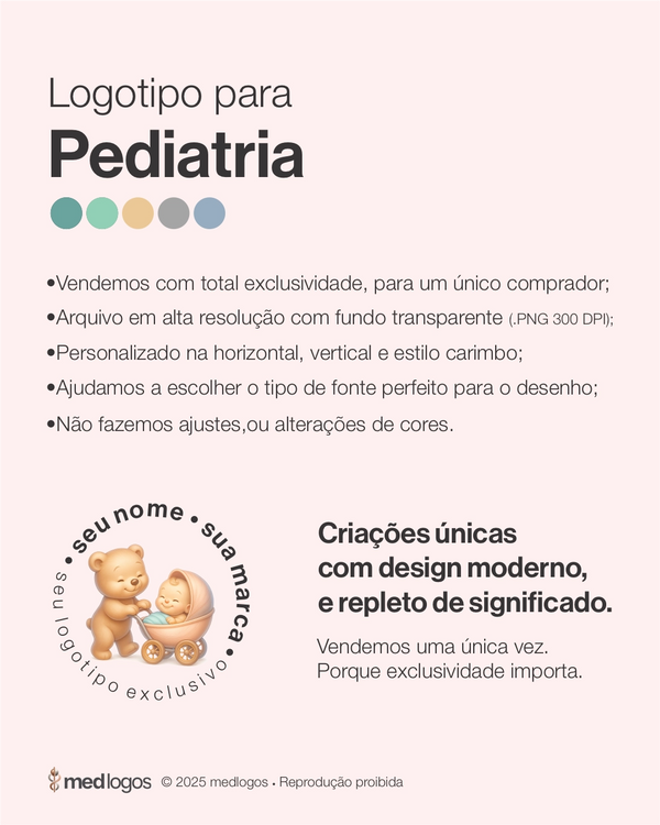 Logotipo para pediatria