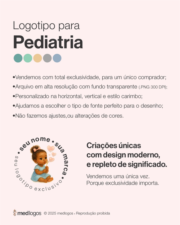 Logotipo para pediatria