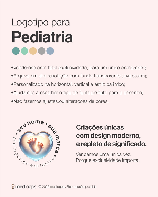 Logotipo para pediatria