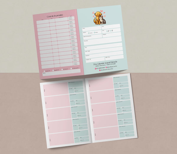 Cartão de Vacina Pet