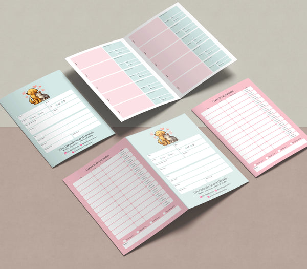 Carteira de vacinação pet veterinária