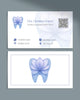 Cartão de visita odontológico para dentistas e clínicas, impressão de alta qualidade e design profissional.