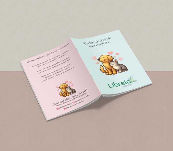 Carteira de controle de dor crônica em cães com escala de gravidade | Acompanhamento de tratamento para dor em pets - formulário veterinário