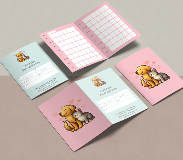 Carteirinha de controle para paciente renal crônico veterinário | Formulário de nefrologia veterinária - Med Logos