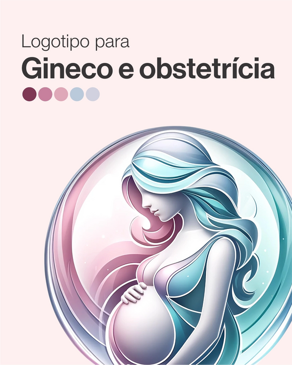 Logotipo para ginecologia e obstetrícia