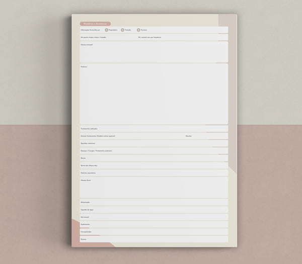Ficha clínica para equinos