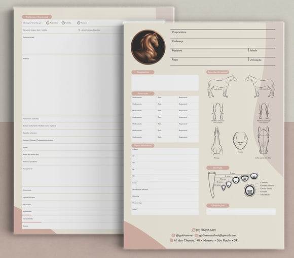 Ficha clínica para equinos