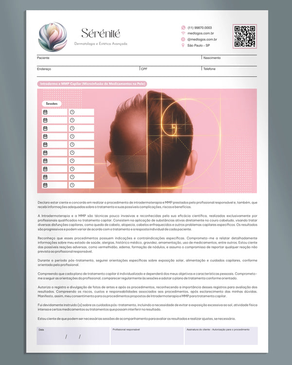 Ficha clínica de Intradermo e MMP Capilar