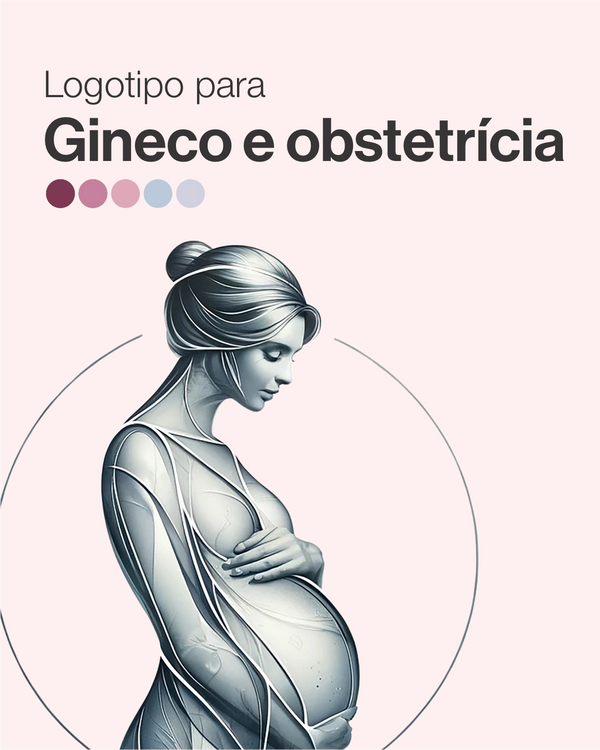 Logotipo para ginecologia e obstetrícia