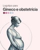 Logotipo para ginecologia e obstetrícia