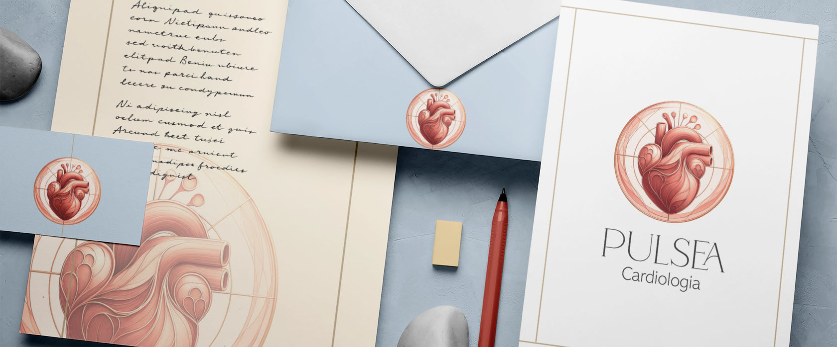 Papelaria e gráfica completa com receituários e laudos para cardiologia. Impressão Premium.