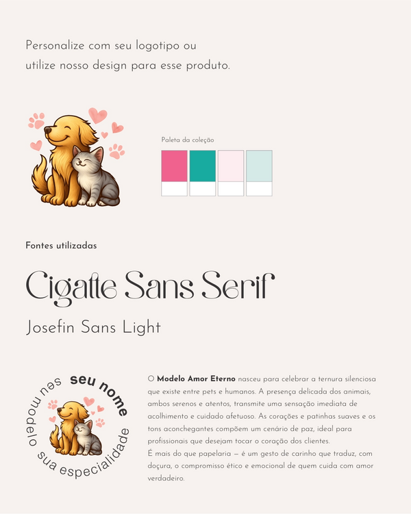 Papelaria e impressão gráfica completa para veterinários