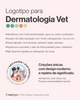 Identidade Visual para Dermatologia Veterinária. Design gráfico exclusivo.