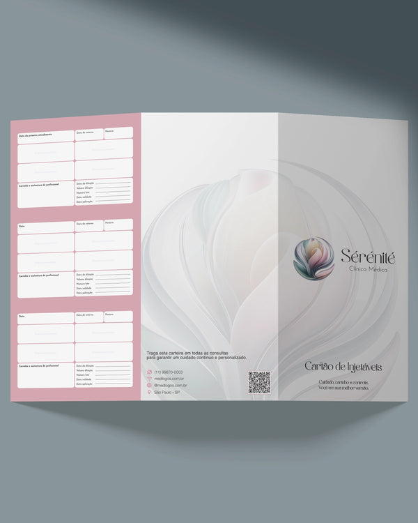 Carteira de injetãveis para estêtica avançada