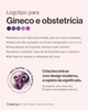 Logotipo para ginecologia e obstetrícia. Criação de logotipos. logomarcas e identidade visual para médicos.