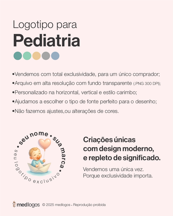 Logotipo para pediatria