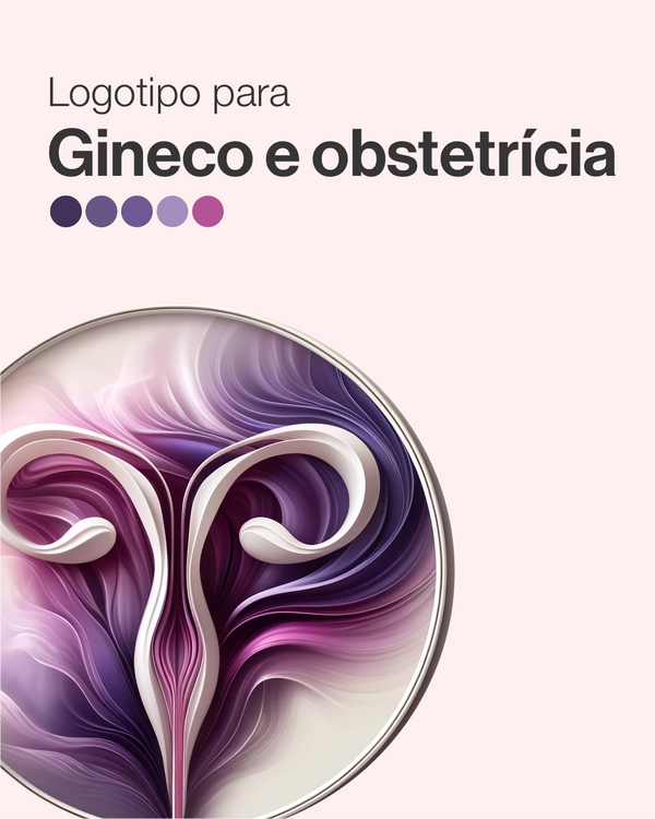 Logotipo para ginecologia e obstetrícia. Criação de logotipos. logomarcas e identidade visual para médicos.