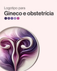 Logotipo para ginecologia e obstetrícia. Criação de logotipos. logomarcas e identidade visual para médicos.