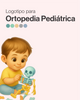 Logotipo médico para ortopedistas pediátricos com estilo exclusivo