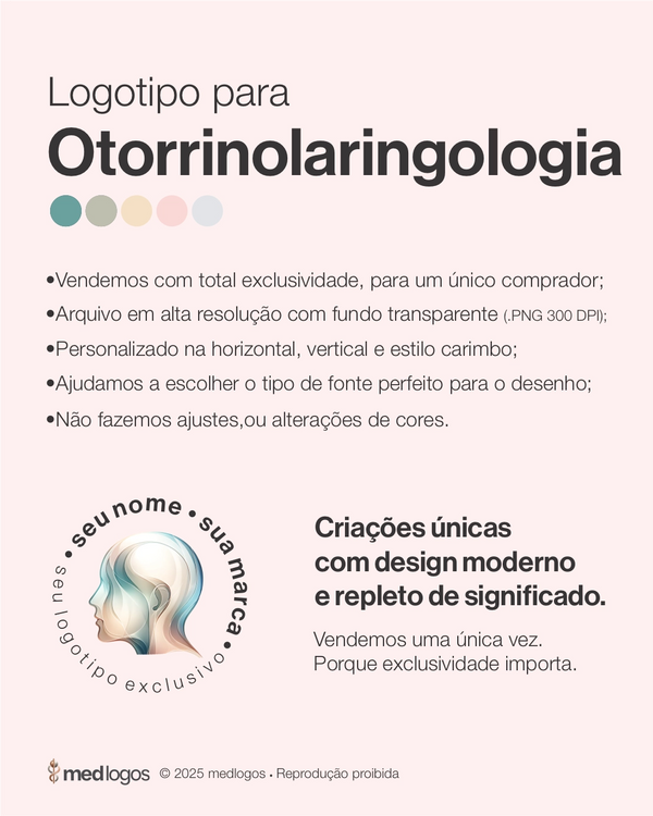 Logotipo para otorrinolaringologia