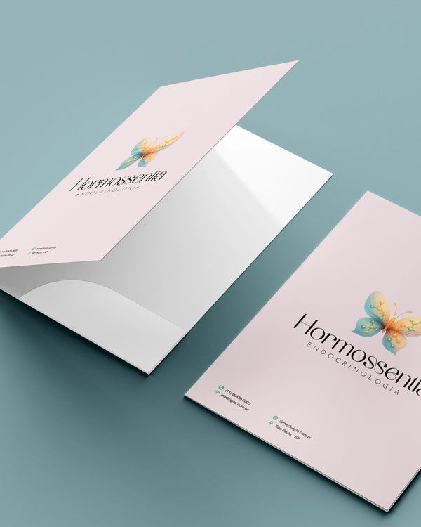 Pasta médica endocrinologia - impressão premium e layout funcional para clínicas.