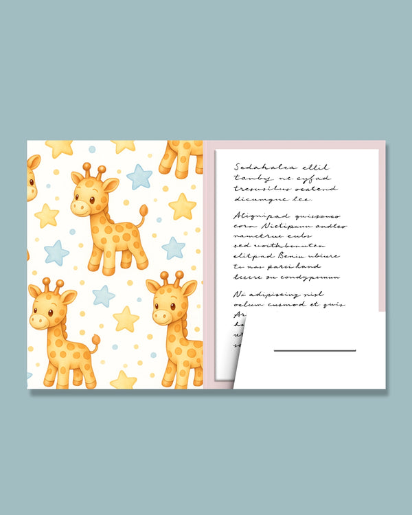 Pasta médica luxuosa com tema de pediatria - impressão premium e layout funcional.