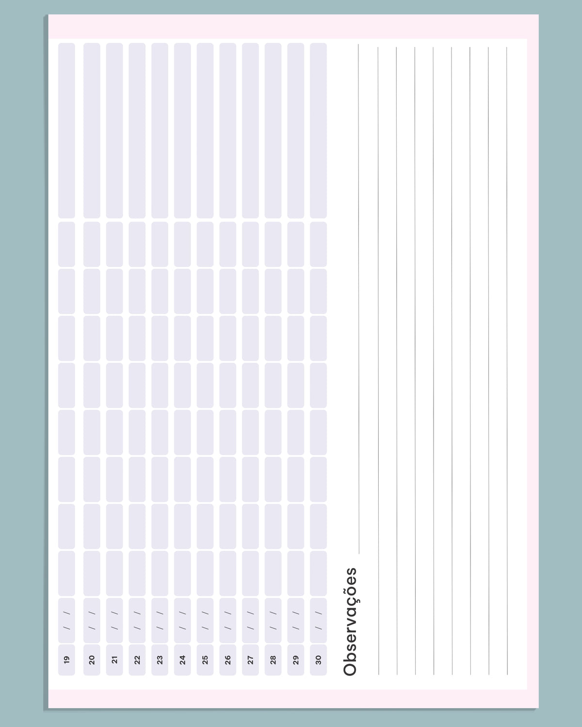 Capa temática de cartão pré-natal para ginecologia, alta qualidade em papel fosco que não borra.