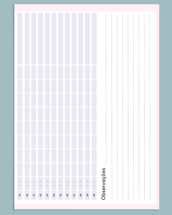 Capa temática de cartão pré-natal para ginecologia, alta qualidade em papel fosco que não borra.