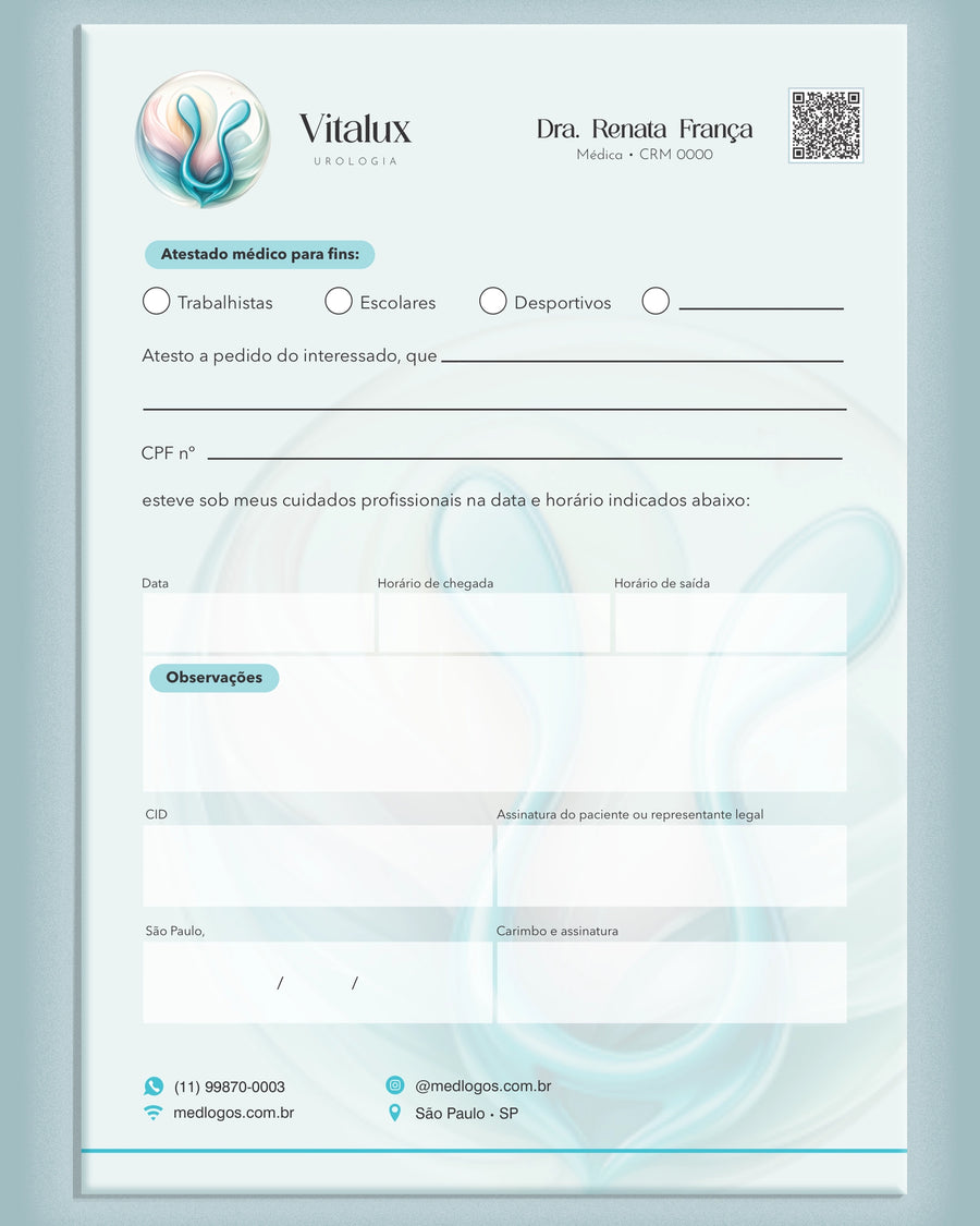 Atestado médico • Urologia