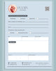 Declaração de comparecimento para cardiologia, impressão premium.
