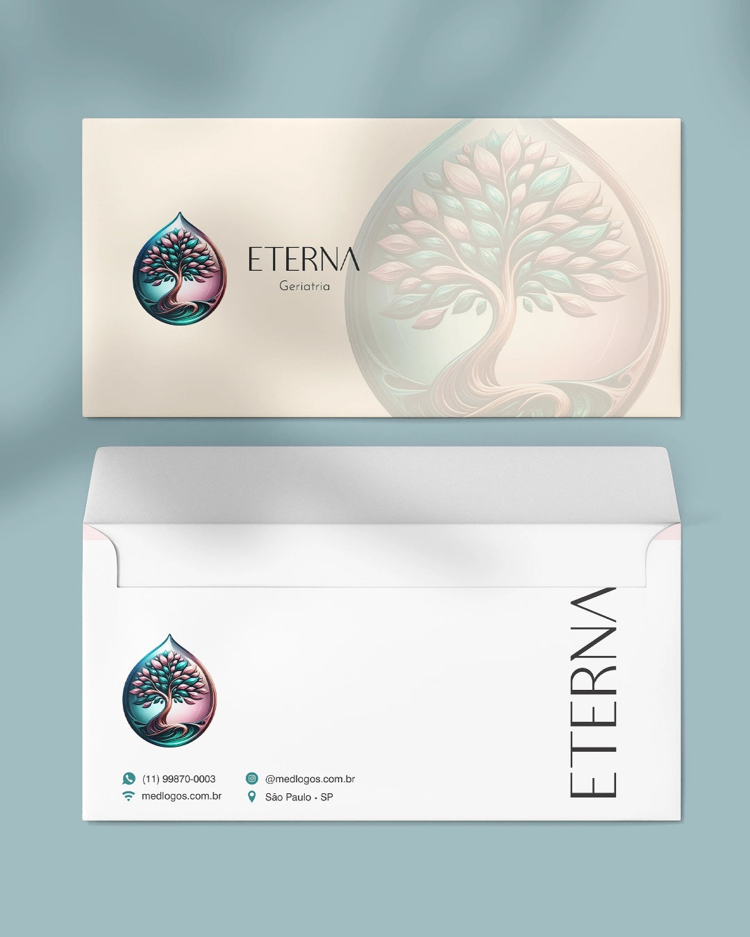 Envelope ofício para exames • Geriatria