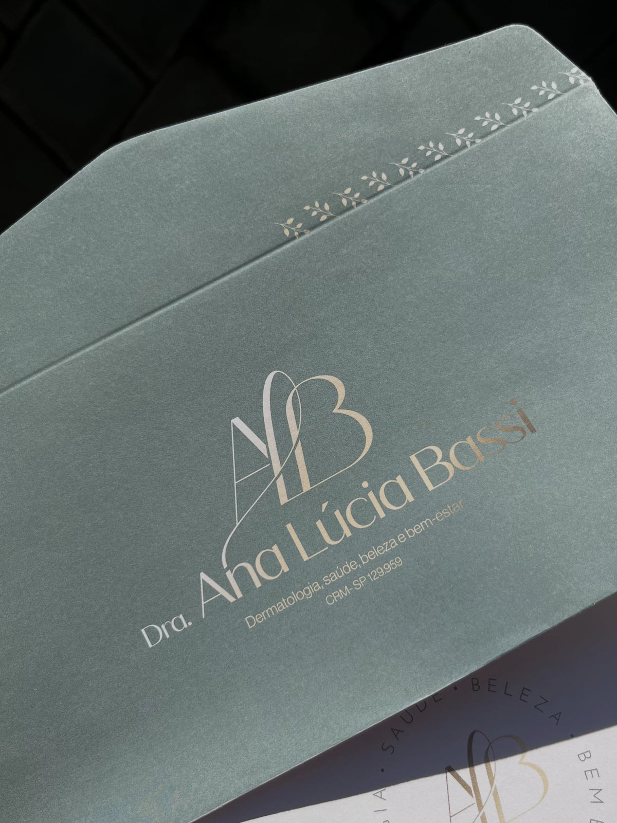 Envelopes e papelaria completa para psiquiatras