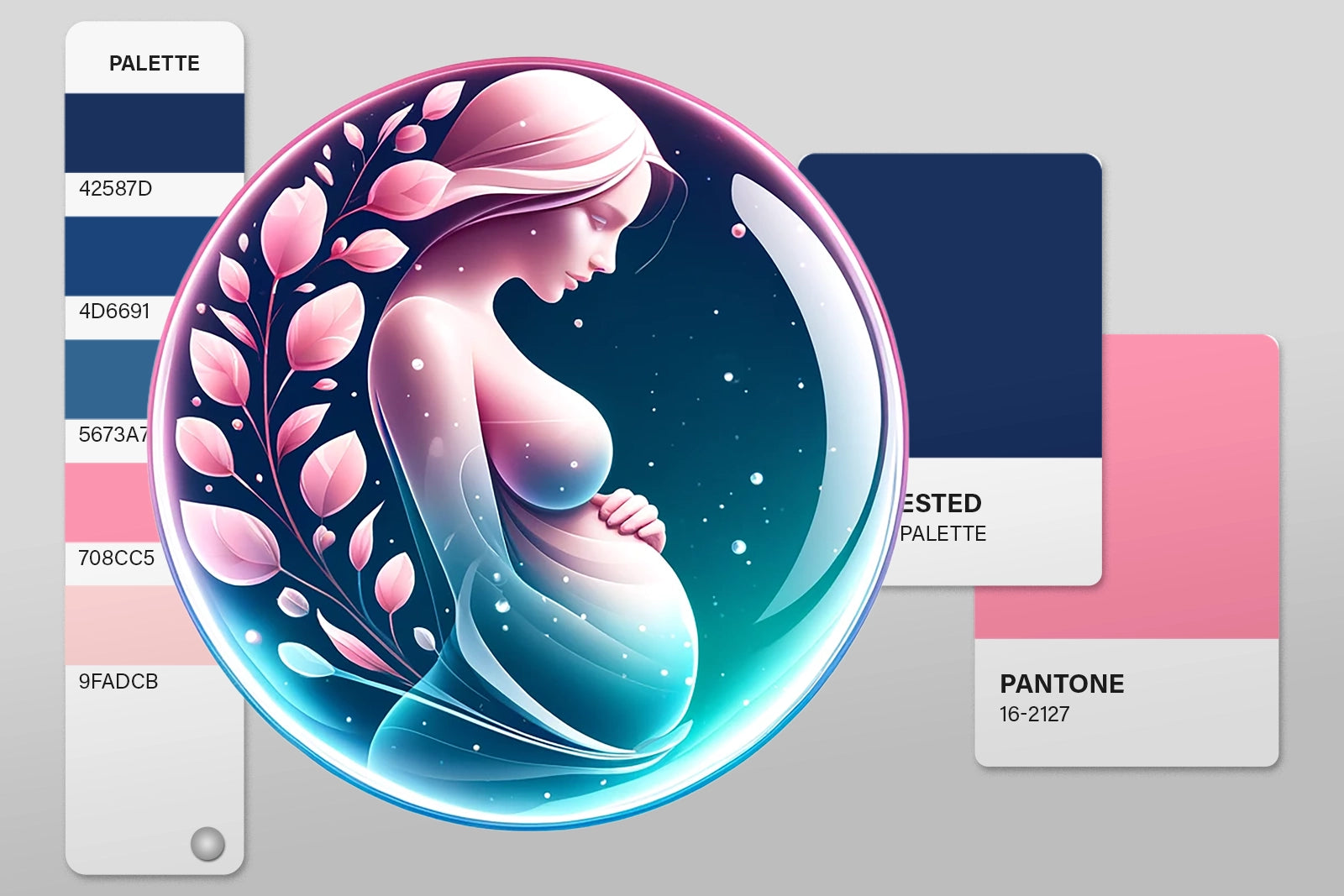 Logotipo para ginecologia e obstetrícia